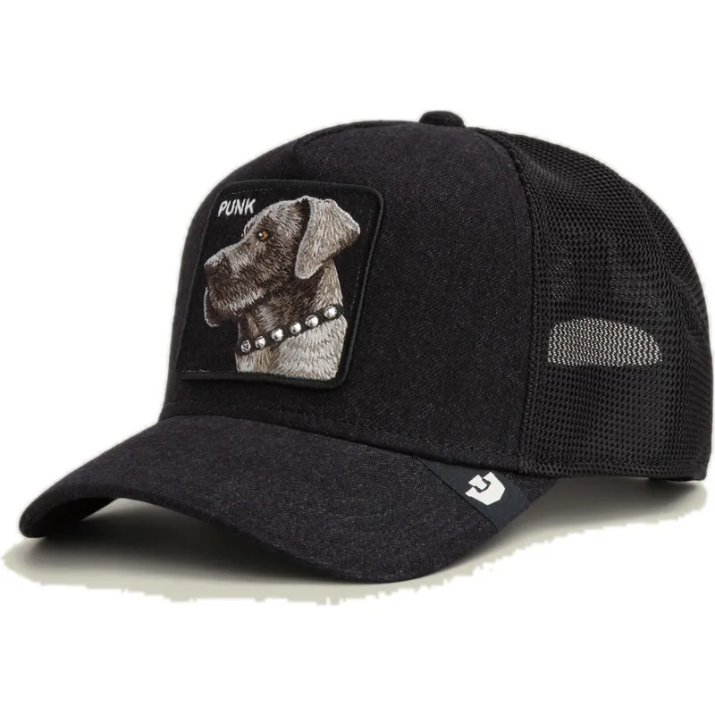 trucker-cap-schwarz-hund-punk-dawg-that-dawg-in-me-the-farm-von-goorin-bros