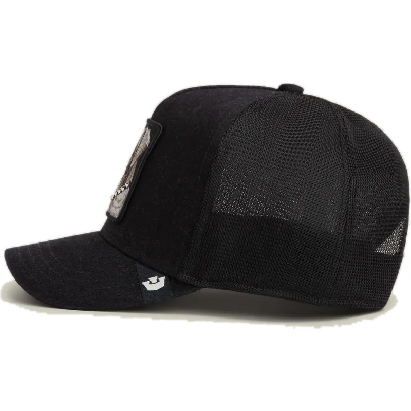 cepur-izliekta-truckeris-melns-snapback-punk-dawg-that-dawg-in-me-the-farm-no-goorin-bros