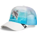 casquette-trucker-multicolore-dauphin-player-dolphin-in-the-element-the-farm-goorin-bros