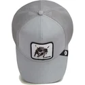 czapka-trucker-szara-byk-raging-silver-bull-metallic-the-farm-od-goorin-bros