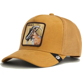 Gorra trucker marrón cabra Golden Goat Metallic The Farm de Goorin Bros.
