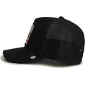 cepur-izliekta-truckeris-melns-snapback-black-out-doberman-metallic-the-farm-no-goorin-bros