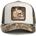 cepur-izliekta-truckeris-maskesanas-snapback-realtree-edge-cancelled-skull-the-farm-no-goorin-bros