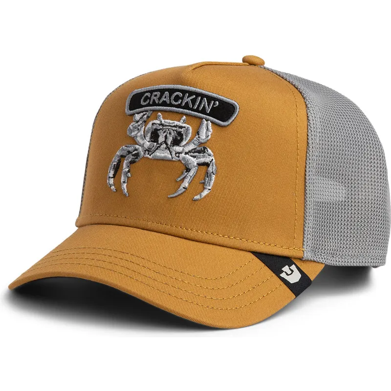 cepur-izliekta-soferis-bruns-snapback-cangrejo-classic-rocker-crackin-the-farm-the-farm-no-goorin-bros