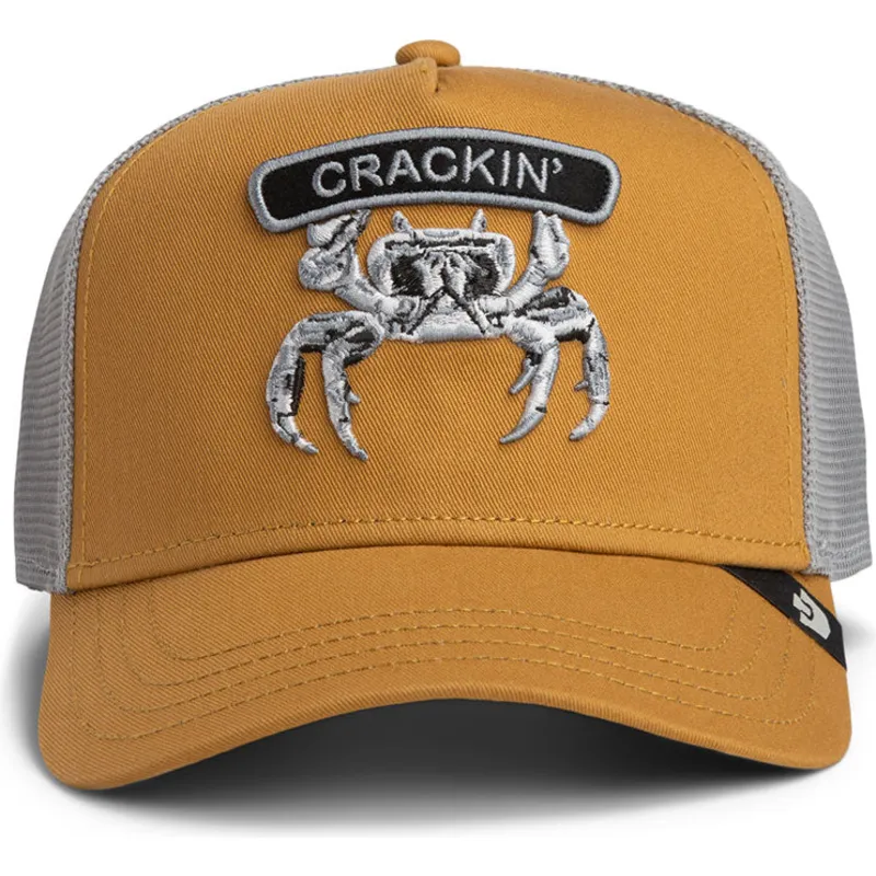 brun-truckerkeps-krabba-classic-rocker-crackin-the-farm-fran-goorin-bros
