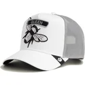 cepur-izliekta-truckeris-balts-snapback-classic-rocker-queen-the-farm-no-goorin-bros