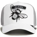 cepur-izliekta-truckeris-balts-snapback-classic-rocker-queen-the-farm-no-goorin-bros