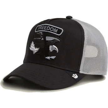 Cepur izliekta šoferis melns snapback águila Classic Rocker Freedom The Farm The Farm no Goorin Bros.