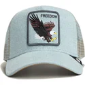 truckerkeps-bla-orn-denim-eagle-the-farm-fran-goorin-bros