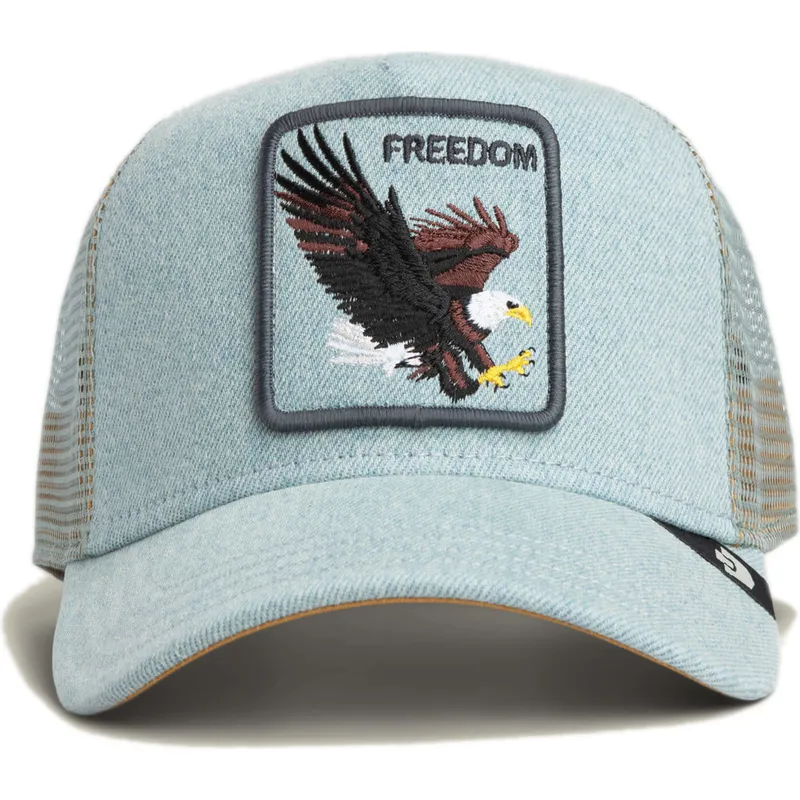 truckerkeps-bla-orn-denim-eagle-the-farm-fran-goorin-bros
