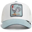 cepur-izliekta-truckeris-zils-snapback-denim-rooster-the-farm-no-goorin-bros