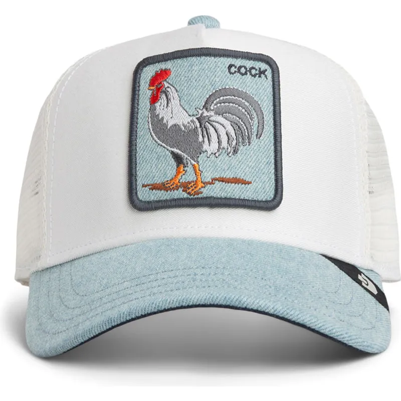 cepur-izliekta-truckeris-zils-snapback-denim-rooster-the-farm-no-goorin-bros cepur-izliekta-truckeris-zils-snapback-denim-rooster-the-farm-no-goorin-bros