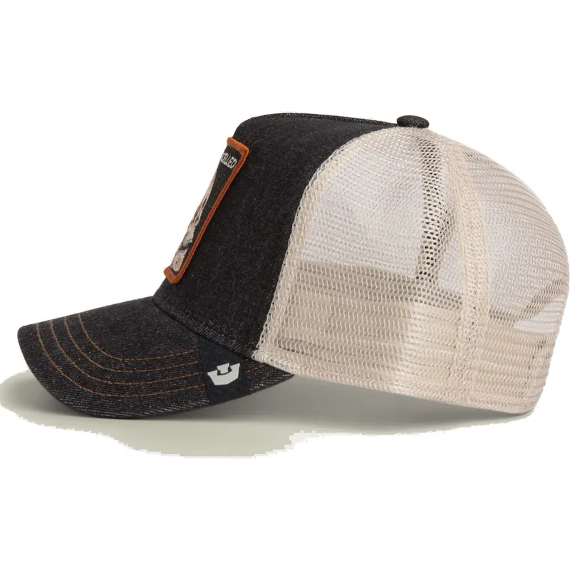 trucker-cap-schwarz-totenkopf-cancelled-denim-skull-the-farm-von-goorin-bros