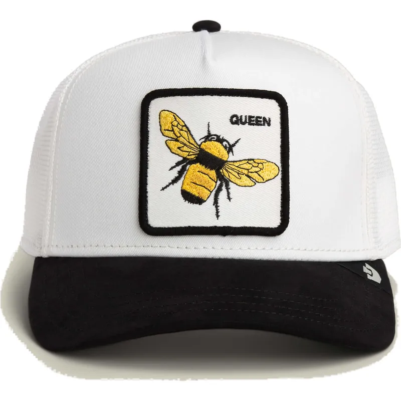 cepur-izliekta-truckeris-melns-snapback-queen-microsuede-bee-the-farm-no-goorin-bros