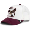 cepur-izliekta-truckeris-sarkans-snapback-represent-microsuede-eagle-the-farm-no-goorin-bros