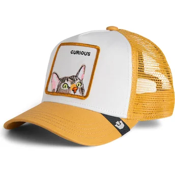 Cepur izliekta šoferis brūns snapback bērniem gato Curious Cat Mini The Farm The Farm no Goorin Bros.