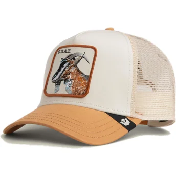 Cepur izliekta truckeris brūns snapback The GOAT The Farm no Goorin Bros.