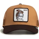cepur-izliekta-bruns-snapback-nuts-the-farm-no-goorin-bros