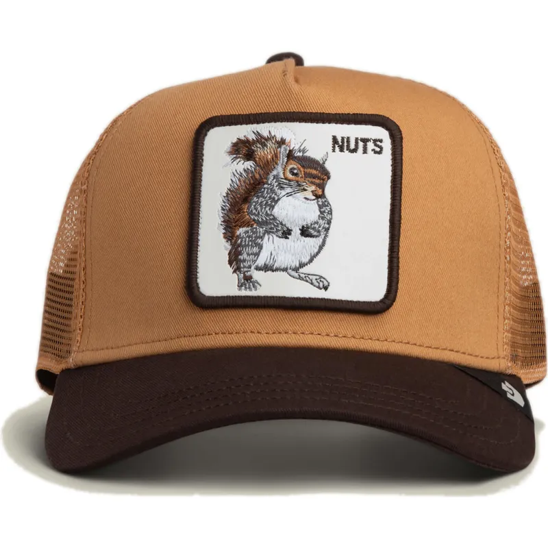 cepur-izliekta-bruns-snapback-nuts-the-farm-no-goorin-bros
