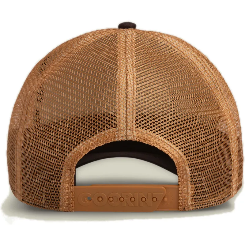 cepur-izliekta-bruns-snapback-nuts-the-farm-no-goorin-bros