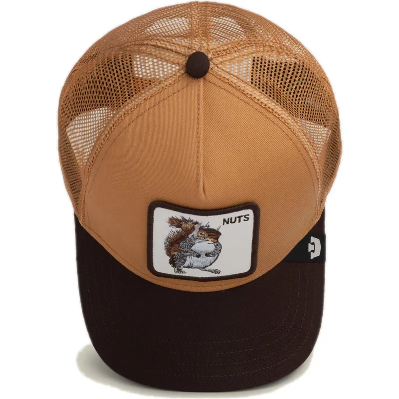 gorra-trucker-marron-ardilla-nuts-the-farm-de-goorin-bros