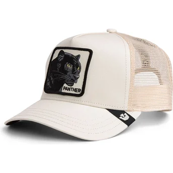 Czapka trucker beżowa dla chłopca pantera Panther Mini...