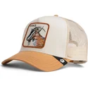 gorra-trucker-marron-para-nino-cabra-goat-mini-the-farm-de-goorin-bros