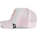 casquette-trucker-blanche-et-rose-pour-enfant-oie-whisper-silly-the-farm-goorin-bros