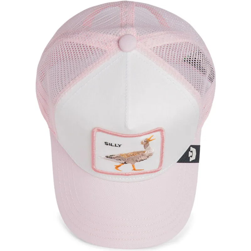 cepur-izliekta-truckeris-roza-snapback-berniem-whisper-silly-the-farm-no-goorin-bros
