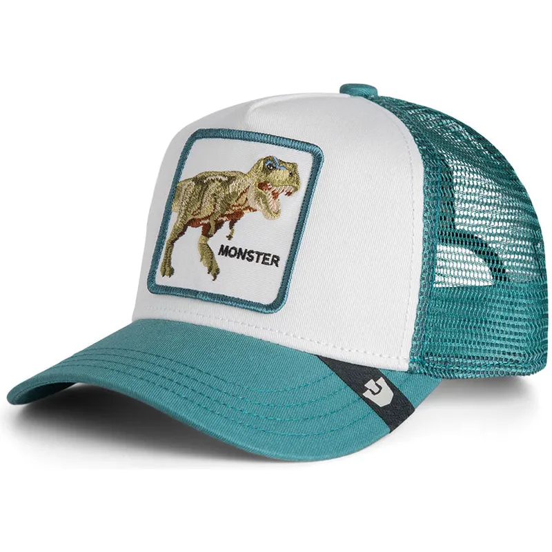 czapka-trucker-zielona-dla-chlopca-t-rex-dinozaur-sea-monster-the-farm-od-goorin-bros