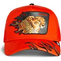 cepur-izliekta-truckeris-oranzs-snapback-blazing-flames-the-farm-no-goorin-bros