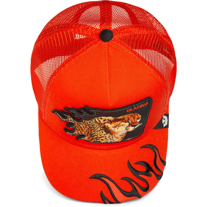 truckerkeps-orange-gepard-blazing-flames-the-farm-fran-goorin-bros