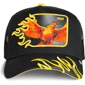 cepur-izliekta-soferis-melns-snapback-fenix-heat-flames-the-farm-the-farm-no-goorin-bros