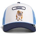 gorra-trucker-azul-perro-bulldog-pop-rocker-bulldog-the-farm-de-goorin-bros
