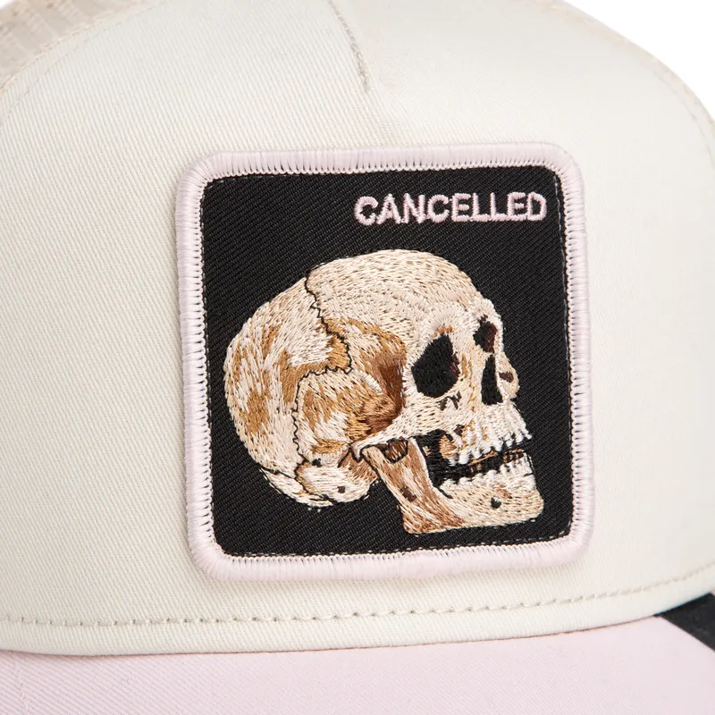 cepur-izliekta-soferis-daudzkrasains-snapback-calavera-the-cancelled-skull-whisper-the-farm-the-farm-no-goorin-bros
