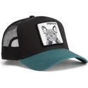 czapka-trucker-czarna-i-zielona-pies-buldog-francuski-frenchie-the-farm-od-goorin-bros