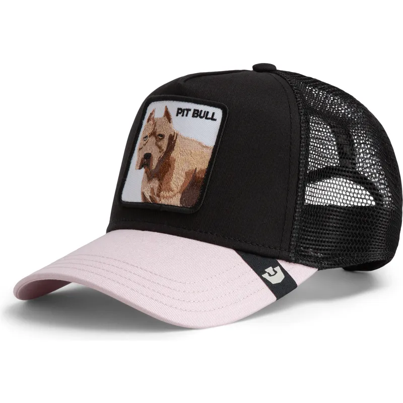 casquette-trucker-noire-whisper-the-pitbull-the-farm-goorin-bros