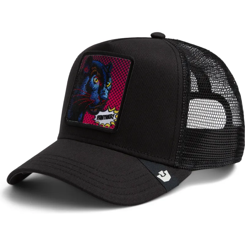 cepur-izliekta-soferis-melns-snapback-pantera-panther-pop-art-2-the-farm-the-farm-no-goorin-bros