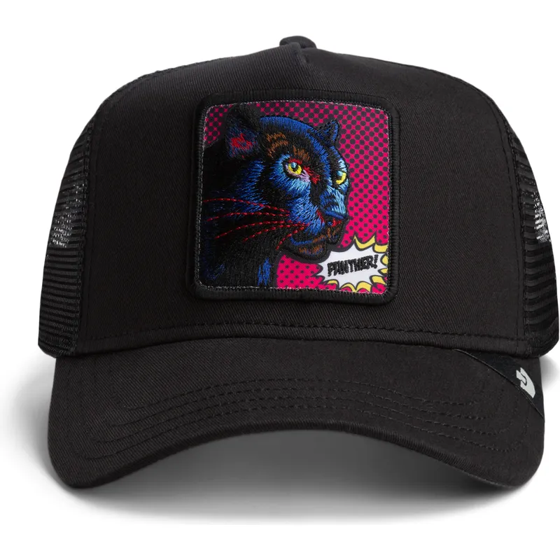 svart-trucker-keps-panter-panther-pop-art-2-the-farm-fran-goorin-bros
