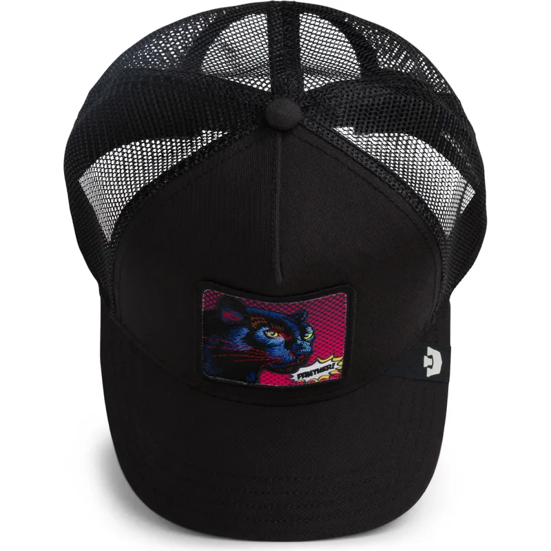cepur-izliekta-soferis-melns-snapback-pantera-panther-pop-art-2-the-farm-the-farm-no-goorin-bros