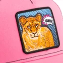 cepur-izliekta-truckeris-roza-snapback-queen-pop-art-2-the-farm-no-goorin-bros