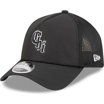 Cepur izliekta šoferis melns snapback 9FORTY APEX BP Chi no Chicago White Sox MLB no New Era