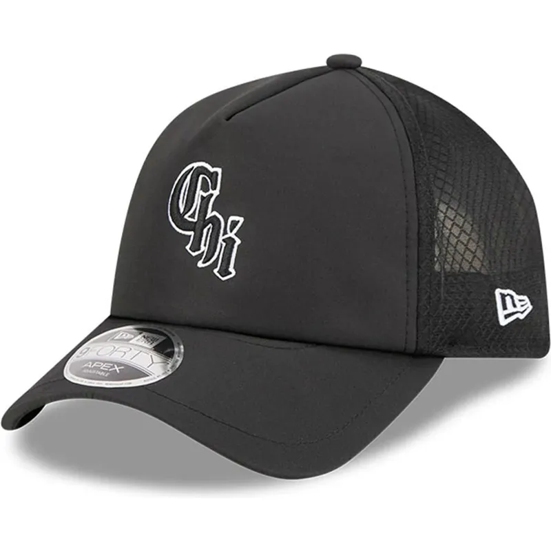 svart-trucker-keps-9forty-apex-bp-chi-fran-chicago-white-sox-mlb-av-new-era