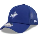 blaue-trucker-kappe-9forty-apex-bp-der-los-angeles-dodgers-mlb-von-new-era