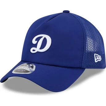 Gorra trucker azul 9FORTY APEX Batting Practice Logo de Los Angeles Dodgers MLB de New Era