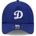 casquette-trucker-bleue-9forty-apex-batting-practice-logo-los-angeles-dodgers-mlb-new-era