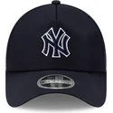 truckerkeps-marinbla-med-marinblatt-logo-9forty-apex-batting-practice-fran-new-york-yankees-mlb-fran-new-era