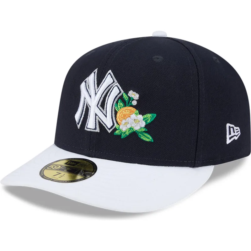 granatowo-biala-dopasowana-czapka-z-zakrzywionym-daszkiem-59fifty-spring-training-new-york-yankees-mlb-new-era