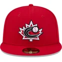 rote-angepasste-59fifty-flachkappe-canada-2026-world-baseball-classic-von-new-era