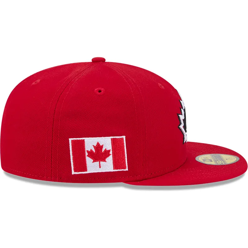 new-era-flat-brim-59fifty-canada-2026-world-baseball-classic-red-fitted-cap